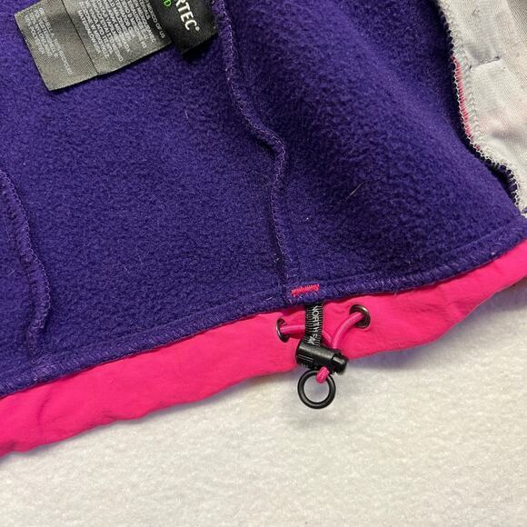 The North Face Womens Custom Denali‎ Fleece Full Zip Jacket Medium Pink & Purple - Picture 7 of 14